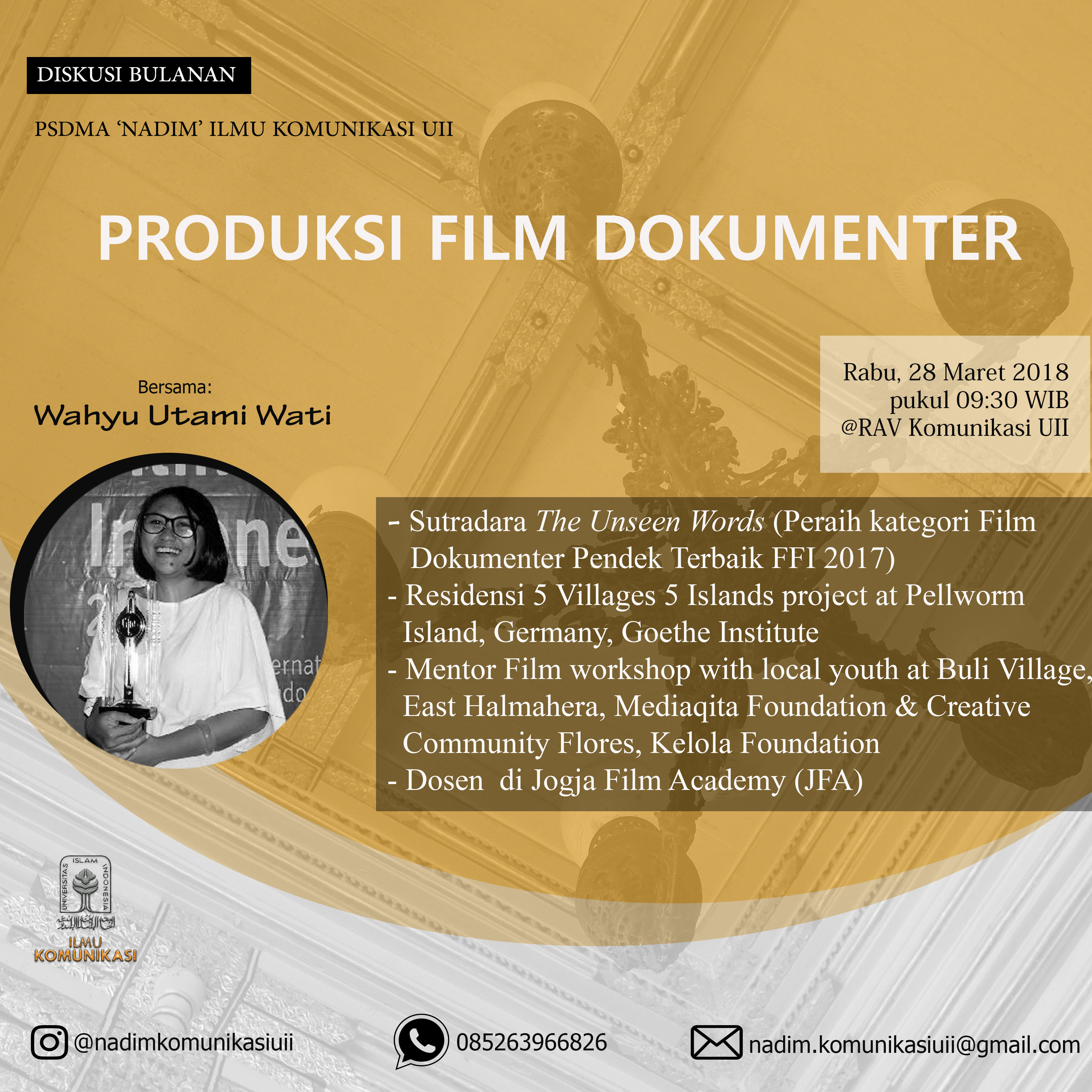 Diskusi Produksi Film Dokumentar Bersama Wahyu Utami