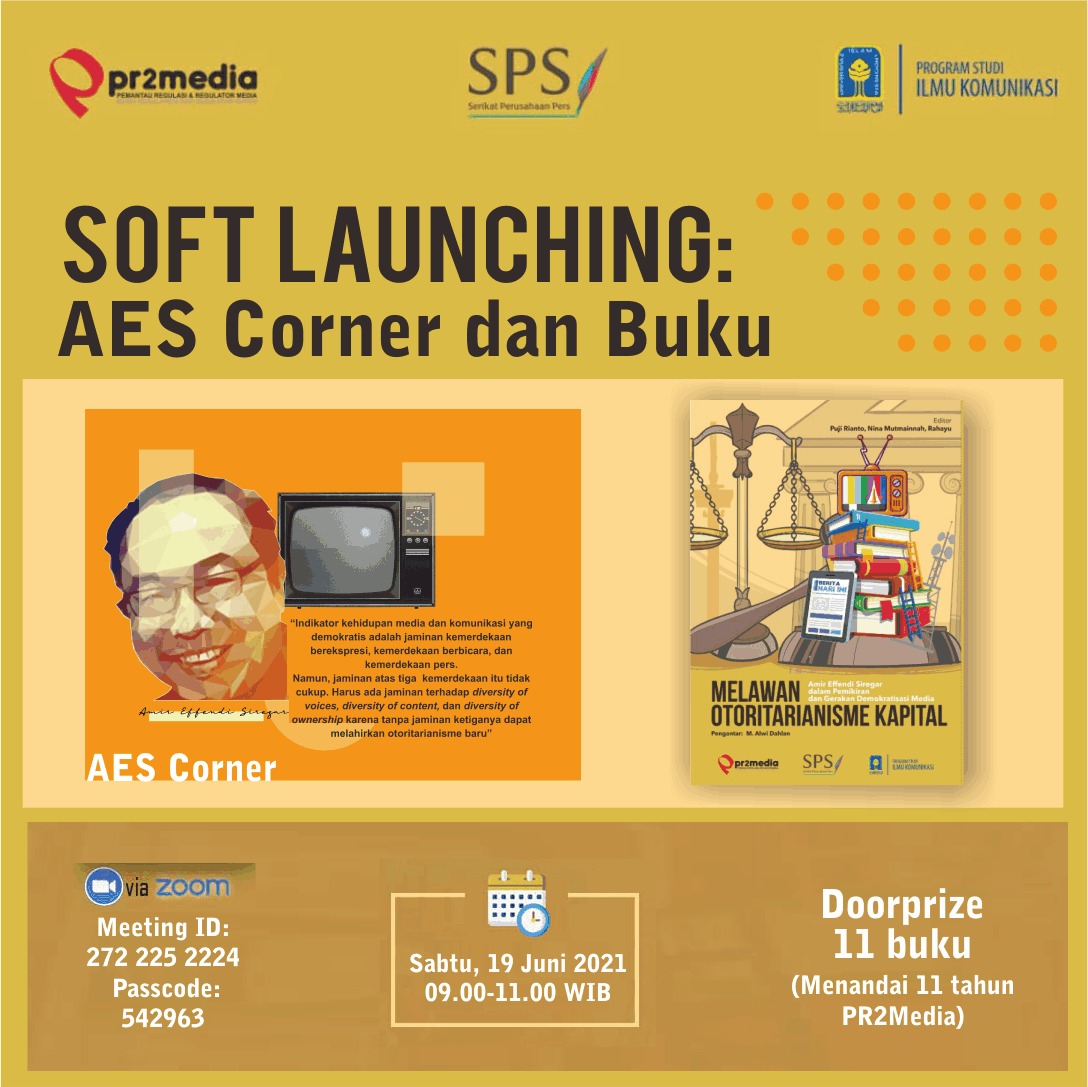 Soft Launching AES Corner dan Buku Melawan Otoritatianisme Kapital