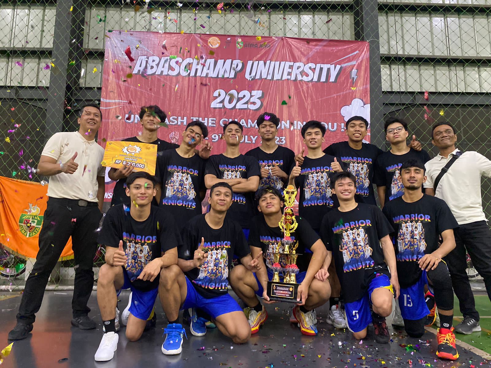 Dua Mahasiswa Ilmu Komunikasi UII Sabet Juara 1 Abaschamp 2023, Jago Basket Juga Akademik!