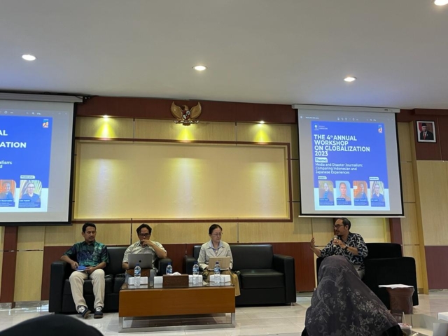 The 4th Annual Workshop on Globalization 2023: Media and Disaster Journalism ‘Comparing Indonesian and Japanese Experiences’