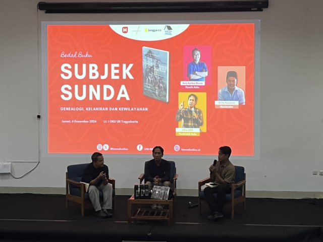 Diskusi Buku ‘Subjek Sunda’ Meruntuhkan Kedirian yang Tunggal