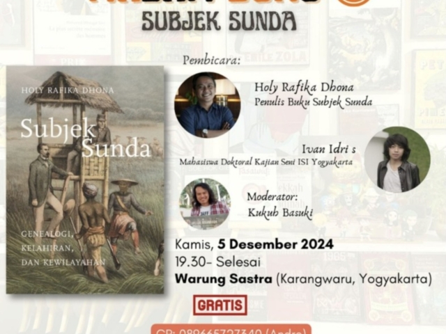 Diskusi Nadim – Malam Buku 56 ‘Subjek Sunda’