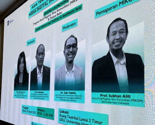 Visiting Professor Merlyna Lim dalam Grand Launching MIKOM UII
