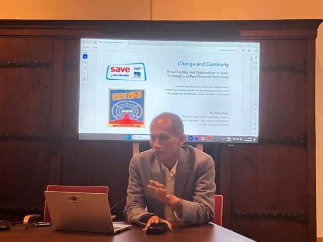 Melacak Jejak Sejarah Penyiaran: Prof. Masduki Berbagi Ilmu di University of Amsterdam