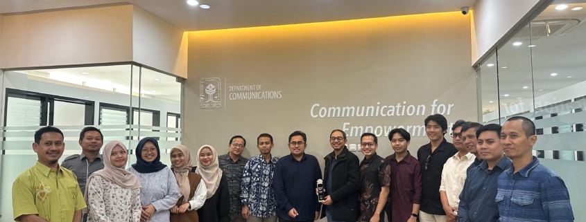 Kunjungan dari Ilmu Komunikasi UMS ‘Benchmarking Pengelolaan Prodi hingga KTW Mahasiswa’