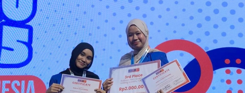 Two IPC Students Win Third Place at the International Business Plan Competition Leading Scientific Fair 2025